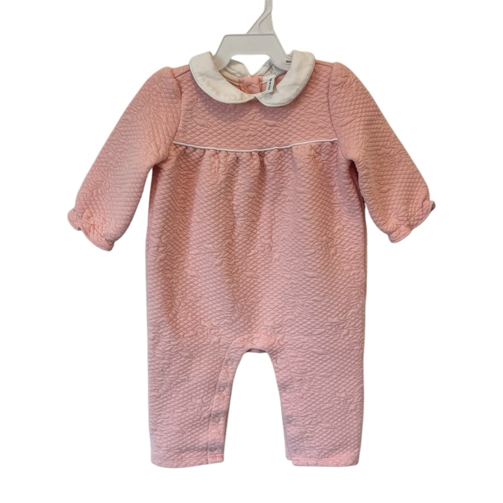 Janie and Jack Pink Cozy One Piece